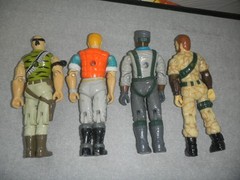 Vintage 1980s 1990s Action Figure Accessories Weapons Lot G.I. GI Joe ARAH 3.75