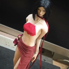 1Set 1:6 Scale Red Bellyband Dress Clothes 12″ Female Soldier Warrior Gift Lady