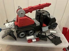 MATTEL WWE WREKKIN RAMPAGE RIG VEHICLE Semi Truck Wrestling Figure Set Complete
