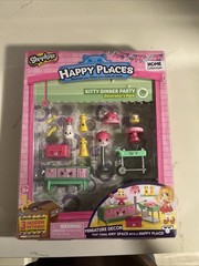 Shopkins Happy Places – Home Collection Kitty Dinner Party Decorator’s Pack NIB