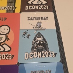 DesignerCon 2023 Set Of 9 Badges By The London Police DCON