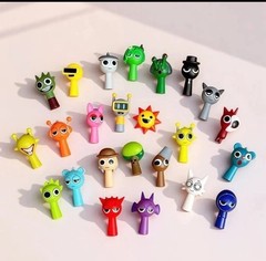 24pc Sprunki Anime Action Figures – Collectible Mini Figure Set