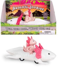 Axolotl Joyride: Cute Pink Pull Back Car Racing Child Toy – Archie McPhee