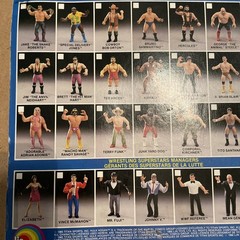 WWF LJN wrestling superstars Bobby “the brain” Heenan wrestling figure W/Poster