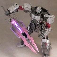 Fluorescent Back Cannon LED Hand Cannon Weapon Upgrade Kit For SS109 Megatank