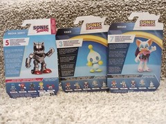 Sonic the Hedgehog Chao, Mecha Sonic, Rouge Jakks 2.5″ Action Figure Lot of 3