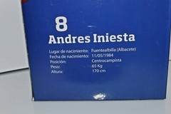 Andres Iniesta FC Barcelona Soccer Realistic Action Figure Player Football Toy