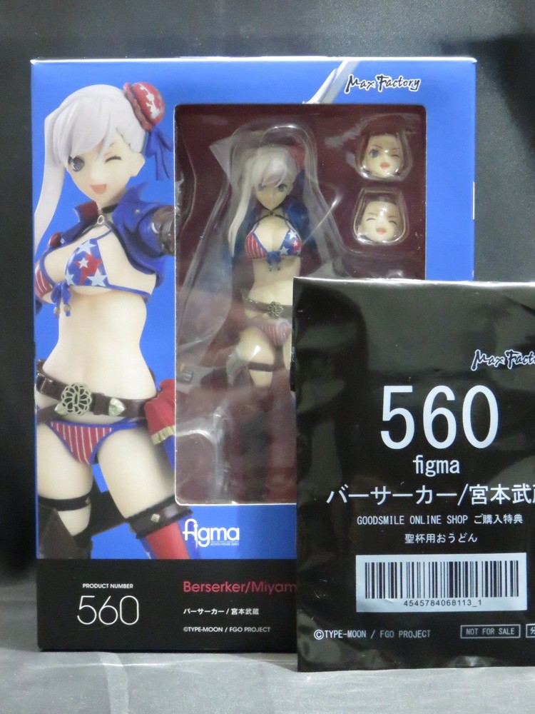 FIGMA Fate Grand Order Berserker Musashi Miyamoto (repaired)+Preorder Bonus Part
