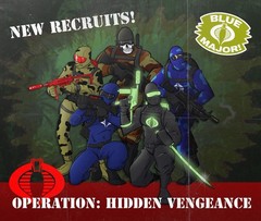 Gi Joe Blackmajor Custom Cobra Invasors X5 Master Set Commandos 3.75 Troopers