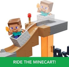 Minecraft Mini Mode Rise of the Warden Playset with Steve and Warden Figures