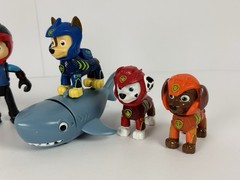 PAW Patrol Aqua Pups Lot Coral Skye Chase Marshall Rubble Rocky Zuma Ryder Shark