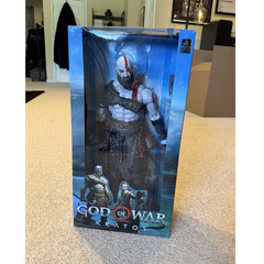 NECA God of War Kratos 18 Inch Adjustable Action Figure w/ Axe Shield Dagger