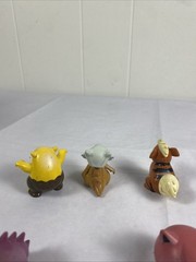 Vintage Tomy Pokemon Figures Lot of 6 Jigglypuff Nidoking Poliwhirl Growlithe