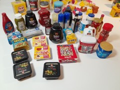Shopkins Real Littles Food Grocery LOT W/ 22 Sets, 26 Parts & 29 Other Mini Toys