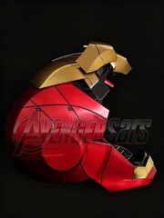 AUTOKING Iron Man MK5 1:1 Helmet Wearable Voice-control Mask Halloween Cosplay