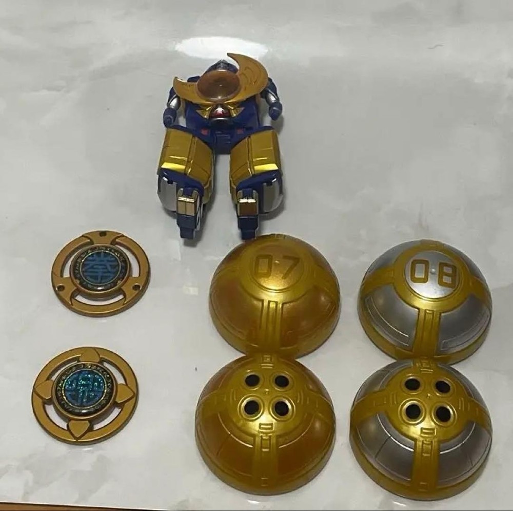 BANDAI Power Rangers Ninja Storm Hurricaneger Karakuri Ball 07 08 DX Furaimaru