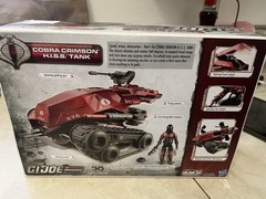 Hasbro G.I. Joe Cobra Crimson H.I.S.S. Tank & Horseman Figure Dual Attack