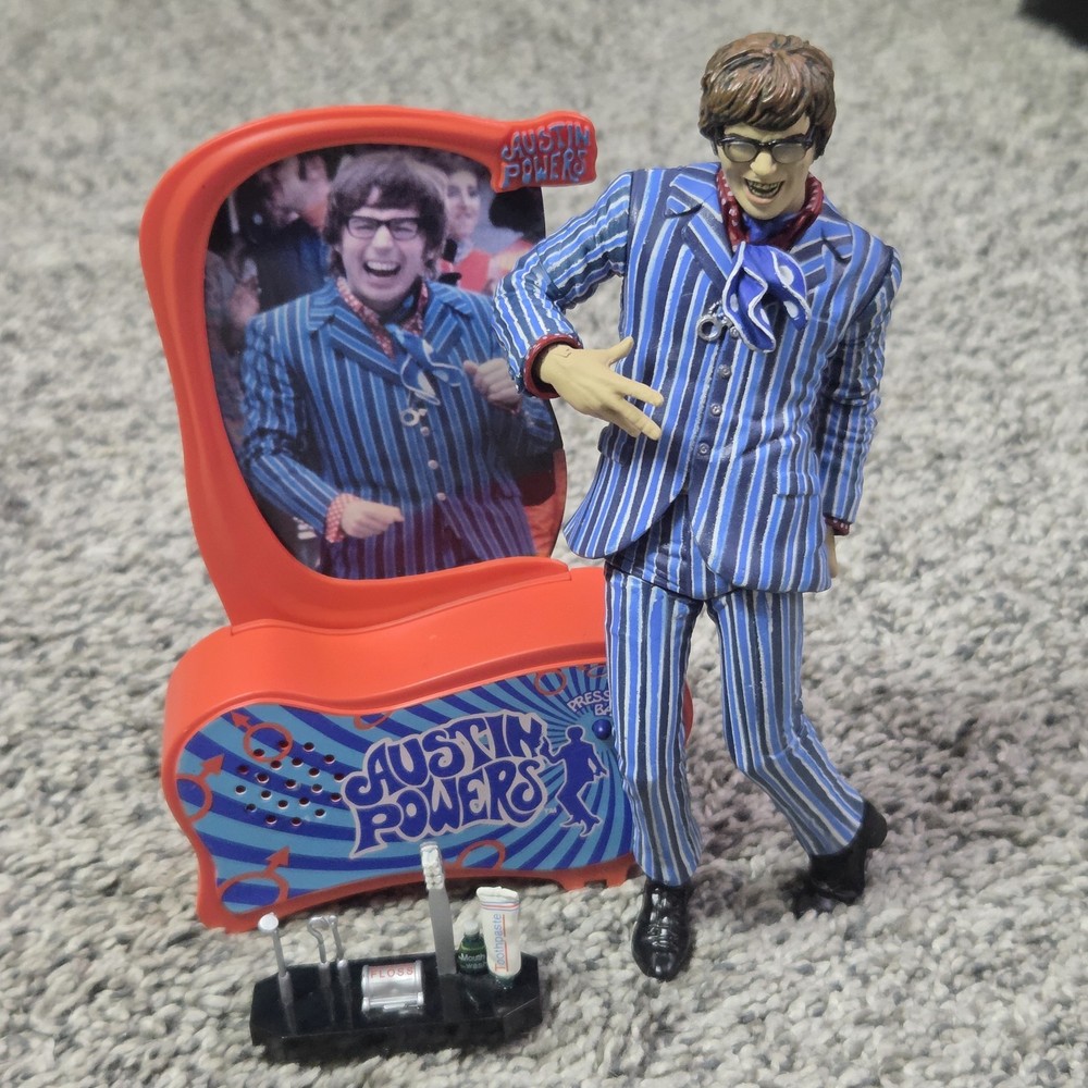 Austin Powers 6″ Action Figure McFarlane Vintage 1999 Carnsby Street No Stand