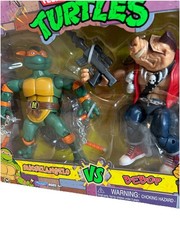 Playmates Toys TMNT Michelangelo vs Bebop Boxed Action Figure Collection