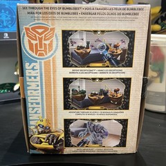TRANSFORMERS MV6 BUMBLEBEE MOVIE BEE VISION MASK 2018 – NEW Open Box