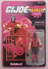 GI Joe Super7 Reaction+ NINJA FORCE Snake Eyes Cobra Commander New Target Exclu