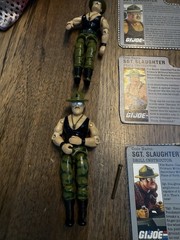 1987 Hasbro GI Joe Sgt. Slaughter 8″ WWF LJN RARE Plus Complete Figure Lot