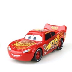 2Pcs Disney Pixar Car No.95 3rd McQueen Mack & Hauler Truck 1:55 Diecast Toy Set