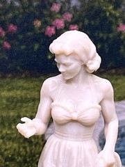 1:24 1950 Dollhouse Bathing Beauty Modest Suit Inspired by Marx