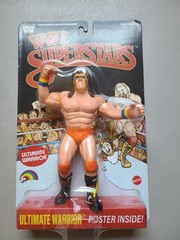 WWE LJN MATTEL SUPERSTARS ULTIMATE WARRIOR 8″ ACTION FIGURE BLACK CARD SHIPS NOW