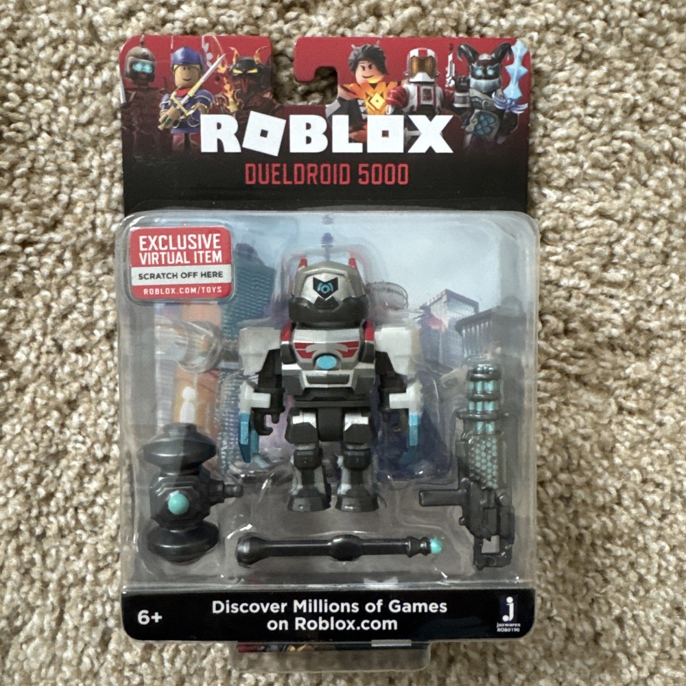 Roblox Dueldroid 5000 Figure with Virtual Item Code Brand New
