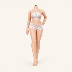 TBLeague PHICEN S38A 1/6 Female Seamless Curvy Body Pale Skin Large Bust Figure