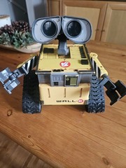 Disney Pixar Wall-E Thinkway Remote Control RC Toy 9.5” No Remote