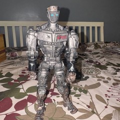 2011 Real Steel Jakks Pacific ATOM 7.5″ Punching Action Figure Loose RARE HTF