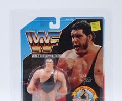 Andre the Giant AFA GRADED 80 80/85/90 WWF Series 1 12-Back 1990 Age 4 & Up Text