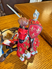 6 piece set -Papo Knights/ King & Horses Medieval Figures Ships free