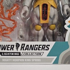 Power Rangers Mighty Morphin King Sphinx Lightning Collection Figure Hasbro New