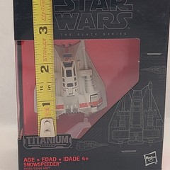 Star Wars Black Series Titanium Snowspeeder Vehicle Figure 17 Hasbro 2015 New