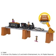 Plarail Back to the Future Part 3 Steam Locomotive No.131 & Time Machine Takara