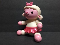 Disney Lambie the Lamb Sheep from Doc Mc Stuffins Plastic Toy Figure 4″ Tall