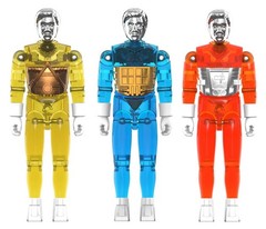 2026 Micronauts ReAction Figures Super7 – Time Traveler Blue Yellow Set of 2 New