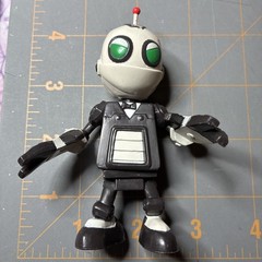 Ratchet and Clank 2008 PlayStation Tuxedo Figure GameStop Exclusive