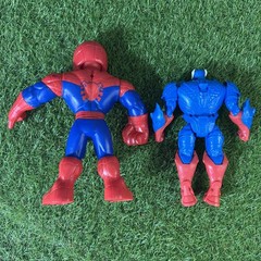 Spider-Man 2018 & Captain America Mech Strike Monster Hunters 2022 Figures