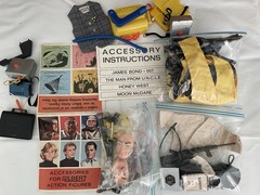 Gilbert Action Figure Accessories 007 Honey West Man from Uncle Moon McDare Lot