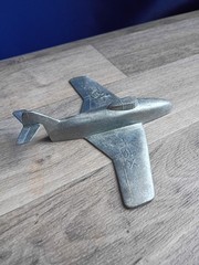 Vintage Metal TBX Plane Fighter Jet Toy Military Airplane