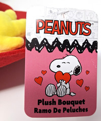SNOOPY & WOODSTOCK Peanuts 13″ Plush Valentine’s Day Bouquet 2026 New