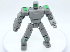 Warrior | Robot Mech Action Figure | 3D Printed Humanoid Articulated Toy