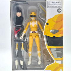 Hasbro Power Rangers Lightning Collection MMPR Yellow Ranger 6″ Figure Original