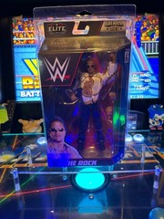 WWE Mattel Elite Greatest Hits The Rock Wrestling Figure NIB -Box has small tear