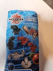 Rare Spinmaster Bakugan Eraser Set 3 Pieces Look! Damage Packaging