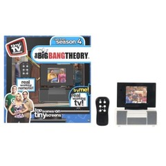 Big Bang Theory Tiny TV Classics Real Working TV And Remote Arcade Toys New